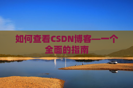 如何查看CSDN博客—一个全面的指南